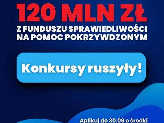 120 mln zł na pomoc pokrzywdzonym. Rusza konkurs dla organizacji pozarządowych
