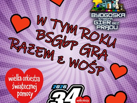 51. Bydgoska Strefa Gier Bez Prądu dla WOŚP