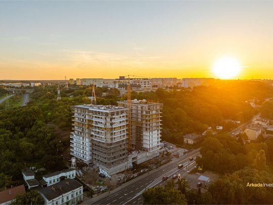 ASPIRE zmienia panoramę Bydgoszczy. Dwa 12-piętrowe budynki na skarpie i zielony dach z ponad 400 roślinami