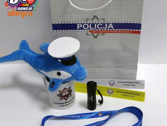Aukcje Komendy Miejskiej Policji w Bydgoszczy na rzecz 34. Finału Wielkiej Orkiestry Świątecznej Pomocy