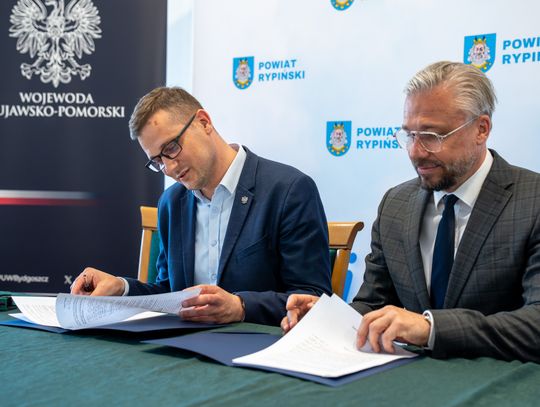 Bezpieczeństwo, edukacja i inwestycje. Wojewoda z wizytą w powiecie rypińskim
