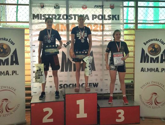Bydgoscy Wojownicy z medalami Mistrzostw Polski MMA