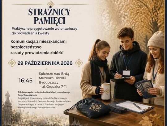 Bydgoszcz szuka wolontariuszy do kwesty na cmentarzach. Nadal można się zgłosić