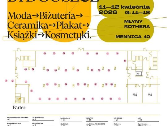 Plakat promujący Targi Dobry Design