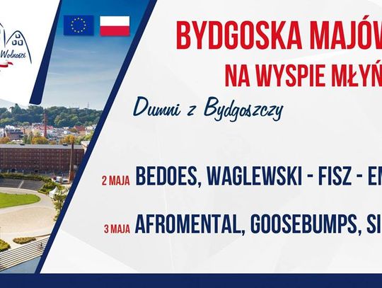 "Dumni z Bydgoszczy". Miejska Majówka na Wyspie Młyńskiej 