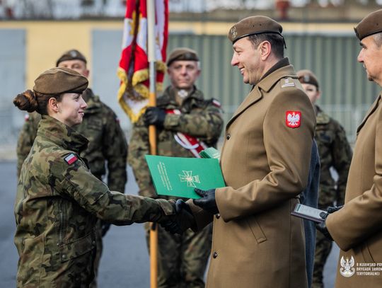 Ferie z WOT w województwie kujawsko-pomorskim zakończone uroczystą przysięgą wojskową