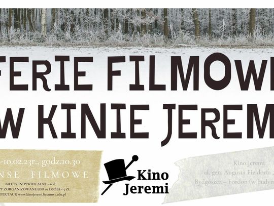 Ferie zimowe w kinie Jeremi