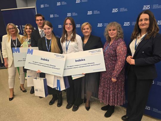 Finaliści z Kujawsko-Pomorskiego jadą na finał Olimpiady ZUS w Warszawie