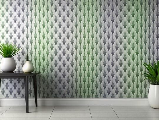 Geometryczne tapety ? do jakiego stylu wnętrza pasują?