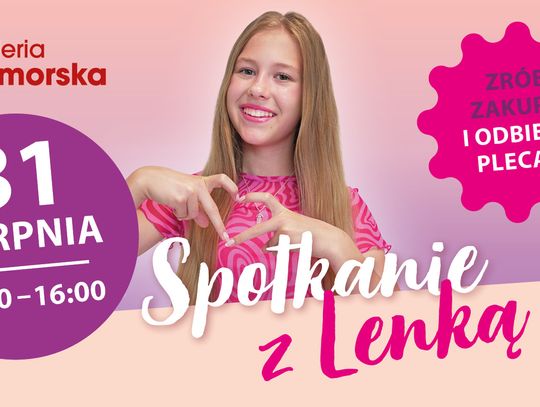 Hejka, tu Lenka w Galerii Pomorskiej