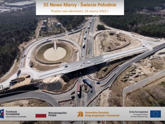 Jak postępują prace na budowie drogi S5 Nowe Marzy - Świecie - Bydgoszcz?