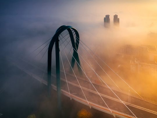 Jesienna Bydgoszcz z drona