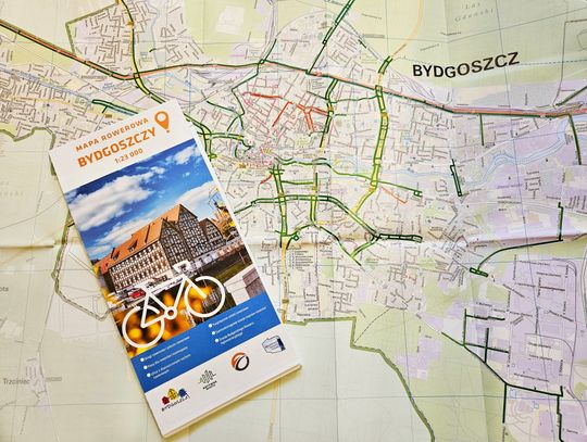 Mapy rowerowe Bydgoszczy są dostępne