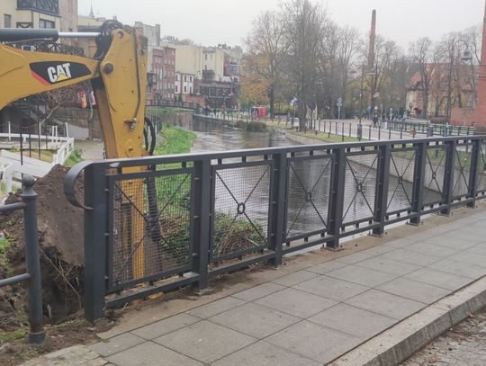 Nabrzeże Wenecji Bydgoskiej i ulica Ku Młynom będzie połączone nowymi schodami