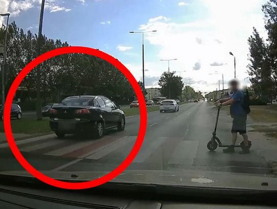 Niebezpieczne zachowania kierowców na przejściu w bydgoskim Fordonie