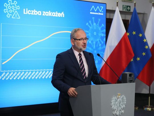 Niedzielski: Widać wyraźnie, że wzrost liczby zakażeń koronawirusem wyhamowuje