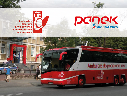 Oddaj krew z PANEK CarSharing