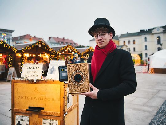 Okładka z przeszłości: retro-zdjęcie na Bydgoskim Jarmarku Świątecznym