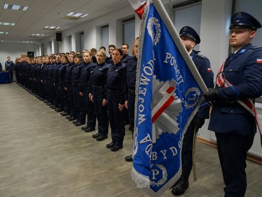 Pierwsze w 2026 roku ślubowanie policjantów w kujawsko-pomorskiem