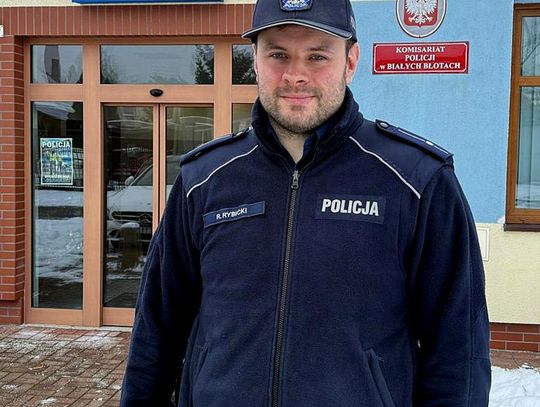 Podziękowania dla dzielnicowego z Łochowa za reakcję na krzywdę zwierząt