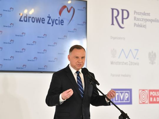 Prezydent: Mobilna strefa zdrowia w ramach programu "Zdrowe Życie" rusza w Polskę