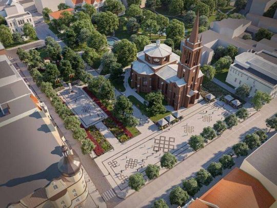 Rewitalizacja Placu Wolności wchodzi w finał. Trwa montaż stylowych kwiaciarni