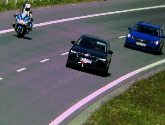 S5 w Lisim Ogonie pod kontrolą policjantów