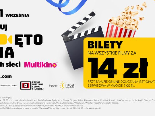 Święto Kina nadchodzi - przez dwa dni bilety na seanse w Multikinie Bydgoszcz tylko za 14 zł