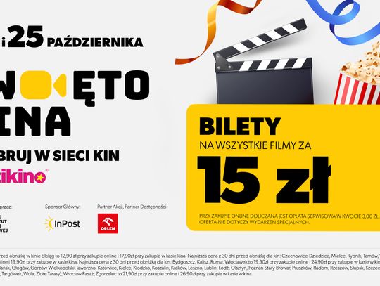 Święto Kina powraca do Multikina! Cały weekend z filmami za 15 zł