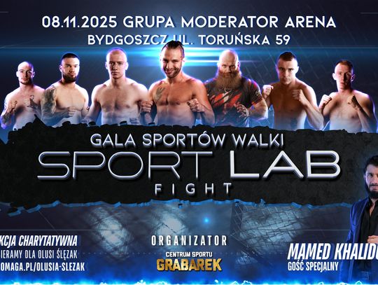 Święto sportów walki już 8 listopada! Lokalni fighterzy zawalczą na Sport Lab Fight w Bydgoszczy