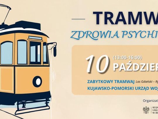 Tramwaj Zdrowia Psychicznego 10 października wyjedzie na ulice Bydgoszczy