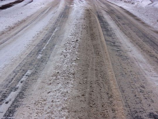 Trudne warunki na drogach powiatu bydgoskiego 