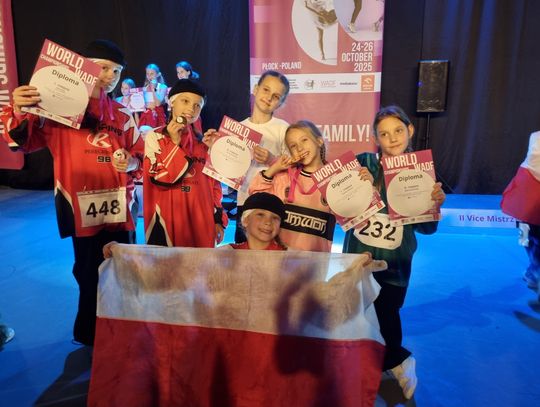 Tytuły Mistrzów i Wicemistrzów Świata WADF dla tancerzy z Młodzieżowego Domu Kultury nr 5 w Bydgoszczy