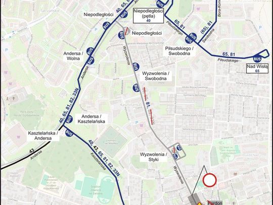 Ulica Wyzwolenia w Starym Fordonie do remontu. Autobusy pojadą objazdami