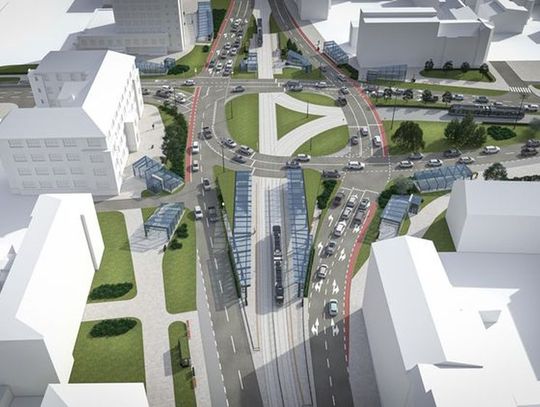 Unijne prawie 28 mln zł na przebudowę Ronda Jagiellonów w Bydgoszczy