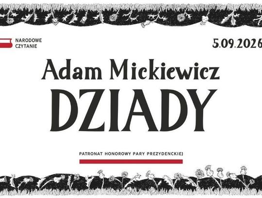 WiMBP w Bydgoszczy: Narodowe Czytanie "Dziadów" Adama Mickiewicza