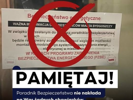 Wojewoda Kujawsko-Pomorski: Uwaga na próby oszustw związane z "Poradnikiem bezpieczeństwa"