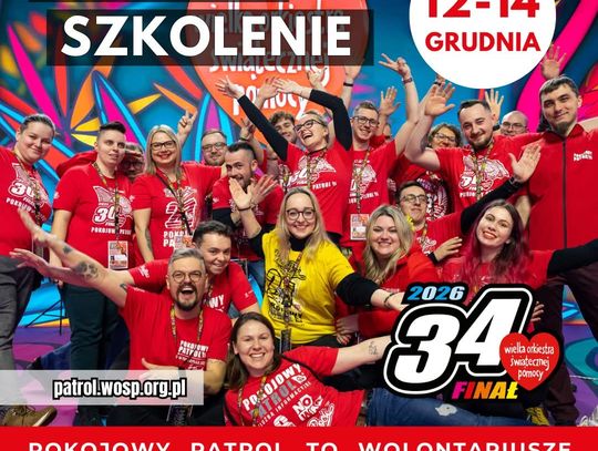 WOŚP odwołuje szkolenie wolontariuszy zaplanowane na 12-14 grudnia