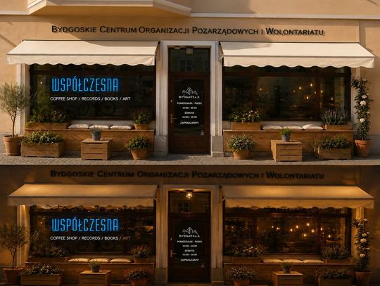 "Współczesna" otwarta w Bydgoszczy. Nowe miejsce łączy kulturę, kawiarnię i spotkania