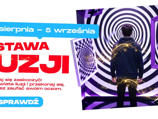 Wystawa iluzji w CH Focus. Bydgoszcz na tydzień zanurzy się w świecie optycznych zagadek