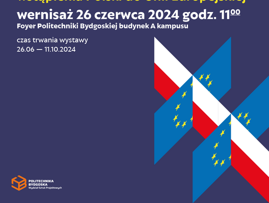 Wystawa plakatów studenckich PBŚ na obchody dwudziestolecia wstąpienia Polski do Unii Europejskiej