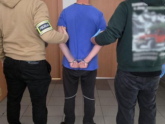 Zatrzymany przez kryminalnych z bydgoskich Wyżyn 32-latek odpowie za kradzieże zuchwałe i oszustwa