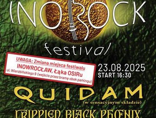 Zmiana lokalizacji Festiwalu INO-ROCK!