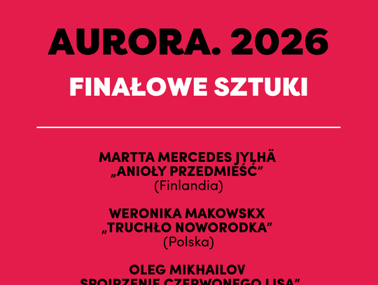 Znamy finalistów i finalistki 6. edycji AURORY. Nagrody Dramaturgicznej Miasta Bydgoszczy. Teatr Polski odsłania finałową piątkę