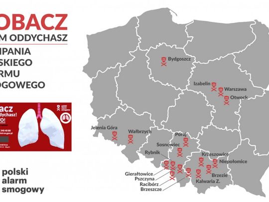 "Zobacz czym oddychasz". Antysmogowa akcja w Bydgoszczy