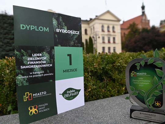Zwycięstwo Bydgoszczy w Rankingu Zielonych Finansów Samorządowych