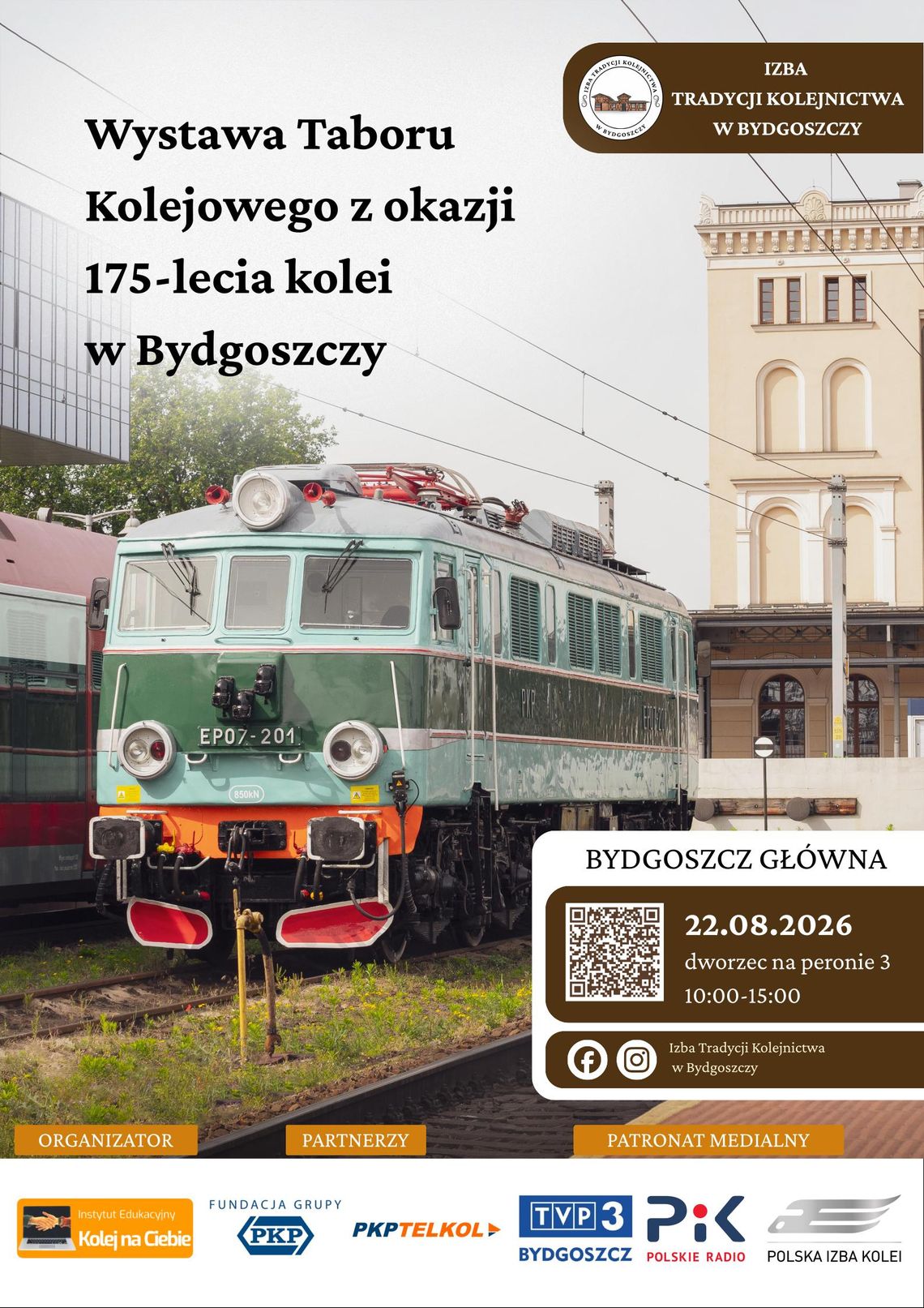 175 lat kolei w Bydgoszczy – kolej łączy ludzi i pokolenia! 175 lat kolei w Bydgoszczy – kolej łączy ludzi i pokolenia!