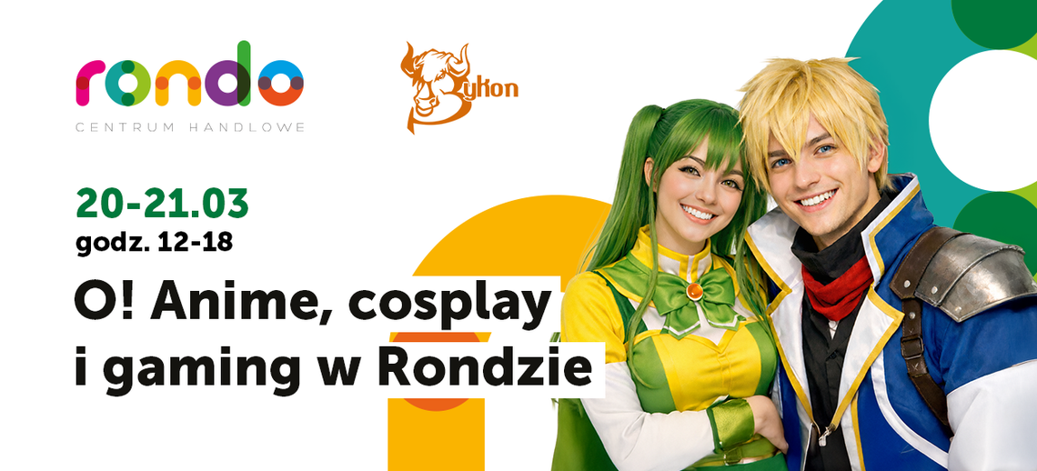 Anime, cosplay i gaming przejmują CH Rondo: Pora na RONDO GEEK WEEK