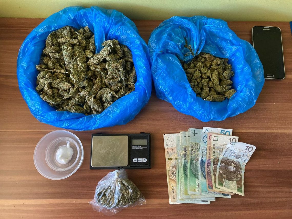 Areszt dla bydgoszczanina za marihuanę i kokainę [FOTO]