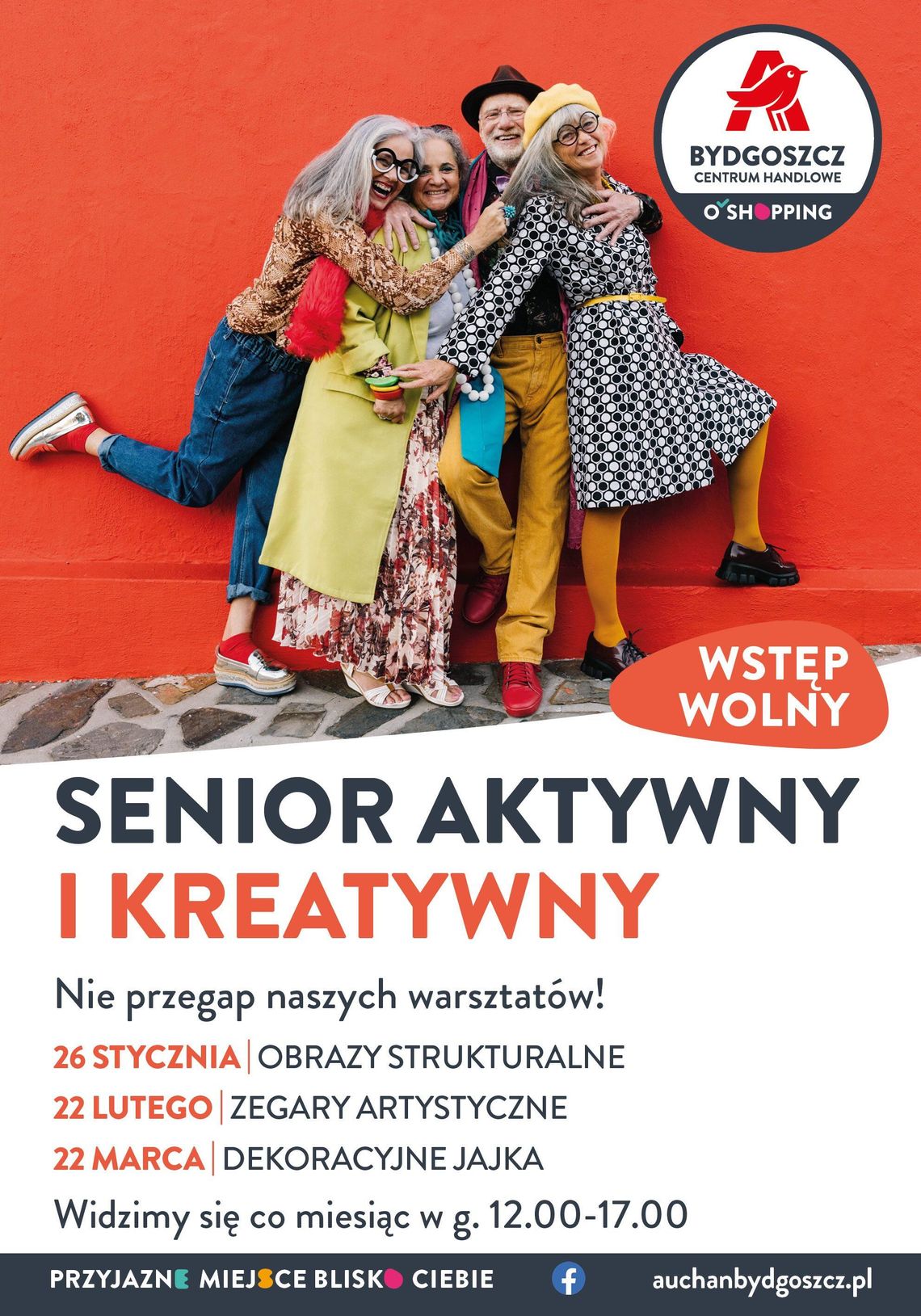 Artystyczne zajęcia dla seniorów w bydgoskim Centrum Handlowym